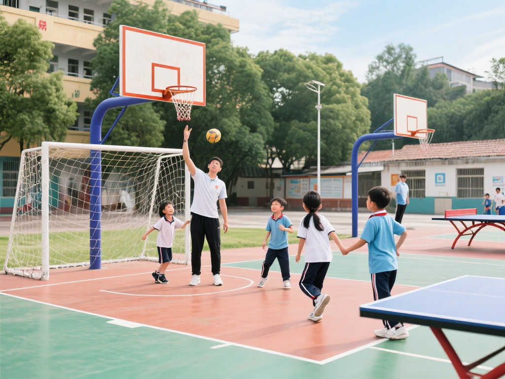 体彩“公益体彩快乐操场”再落地百所小学